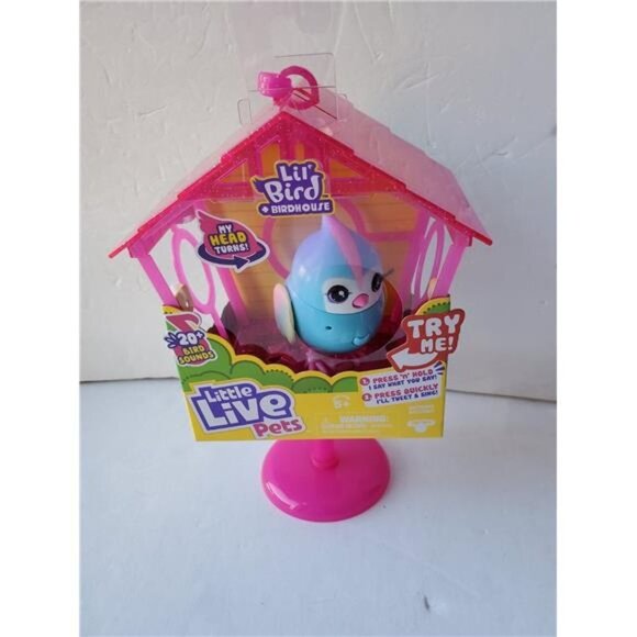 Little Live Pets Lil' Bird and Bird House Electronic Moving Bird Chirp and Sing! - Picture 3 of 5